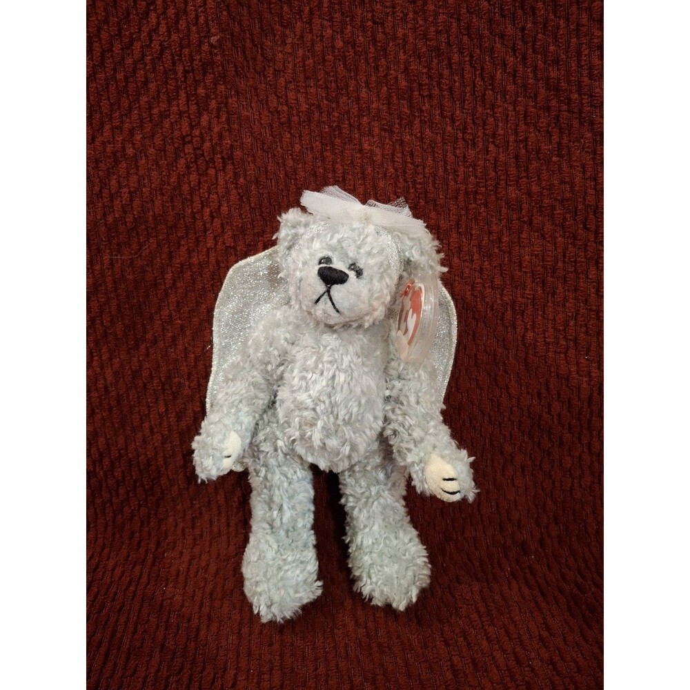1993 Ty Beanie Baby Angel 9" plush bear Sterling Jointed